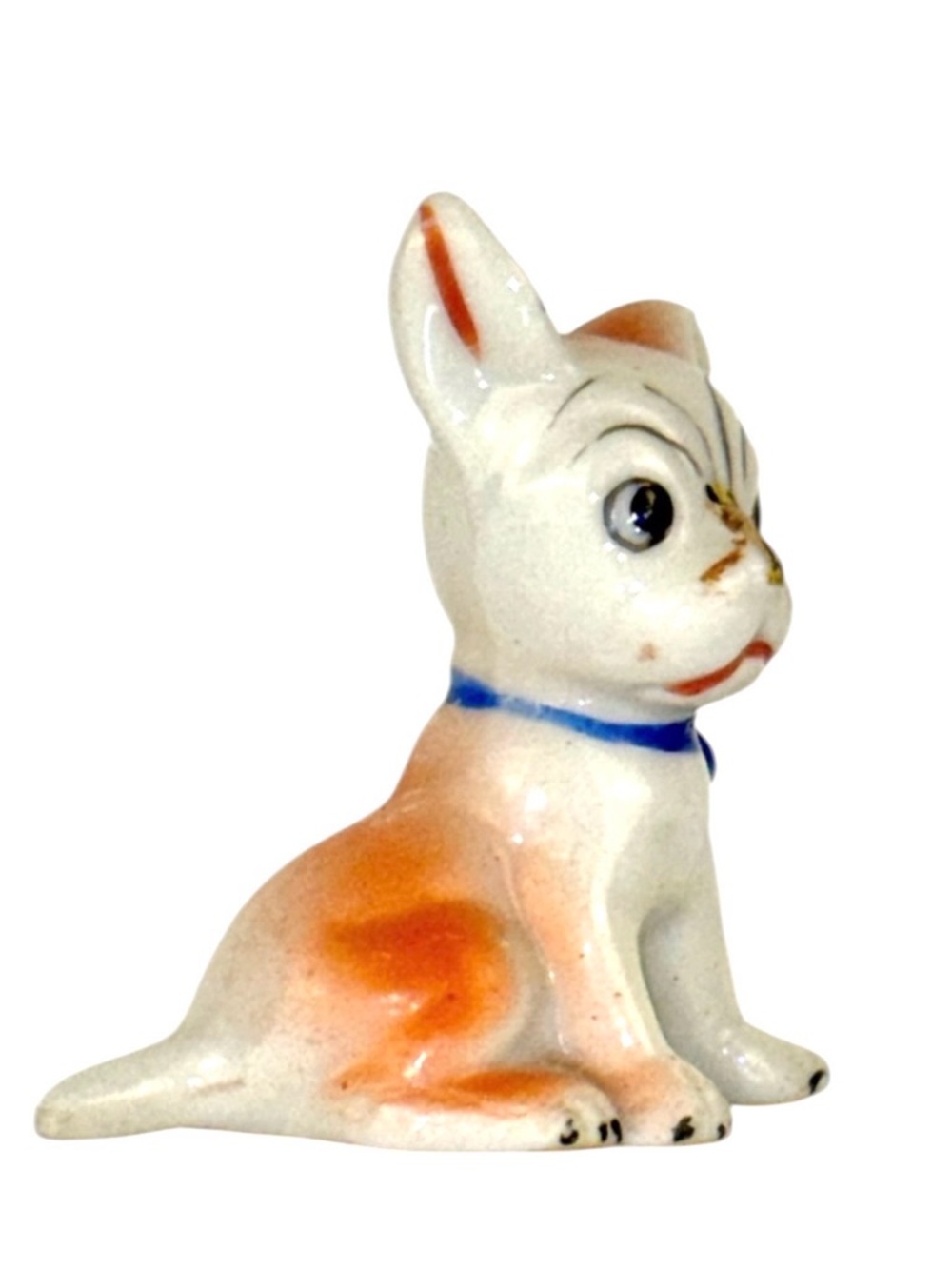 Vintage 1940s Puppy Dog w/ Bug on Nose; Made in OCCUPIED JAPAN